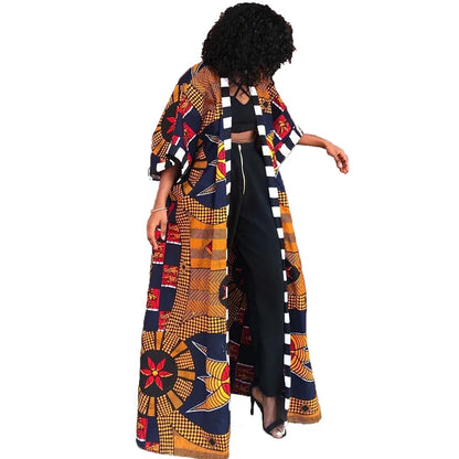 African Print woman dress